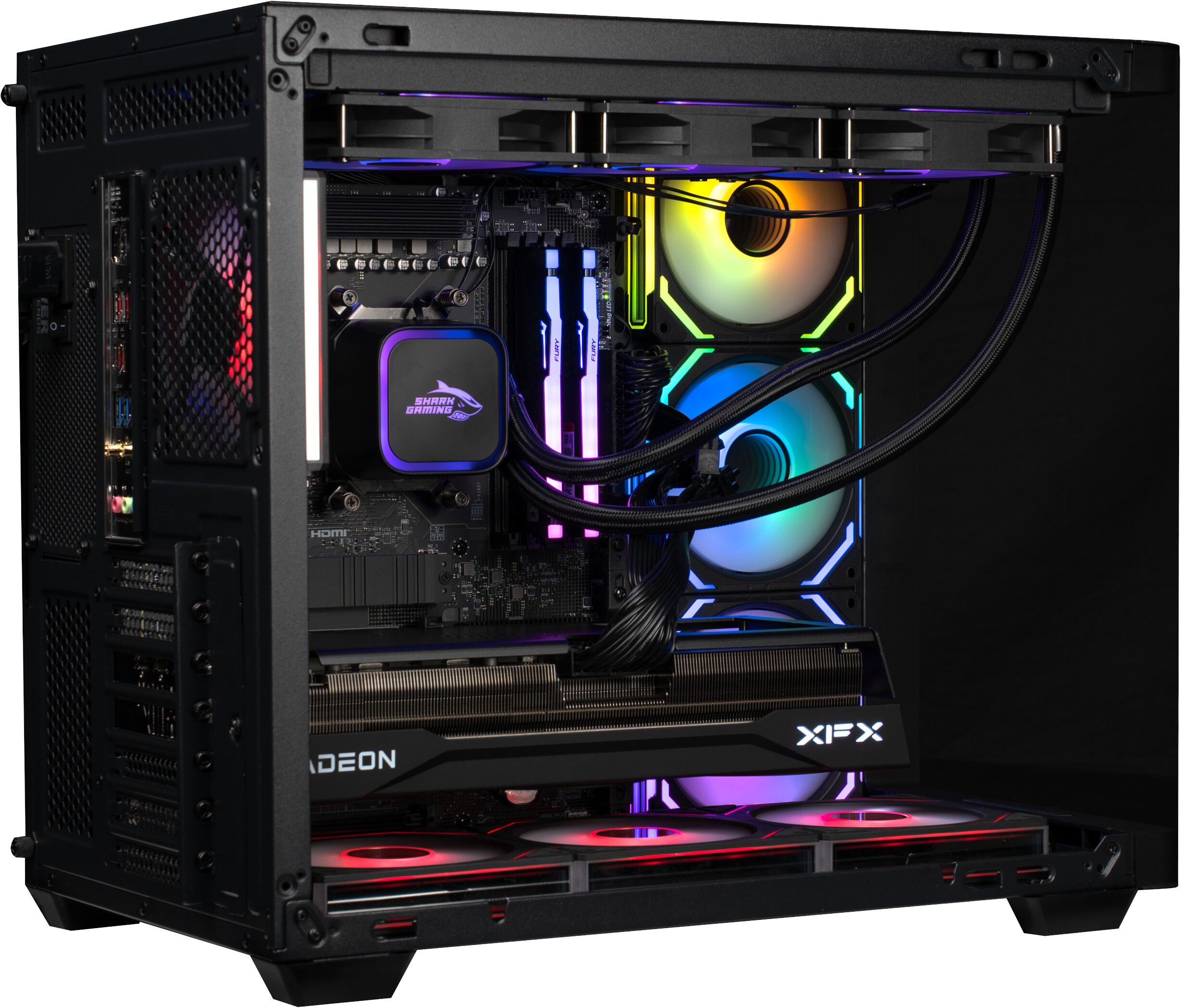 Shark Deep Blue 9070 XT Gaming PC