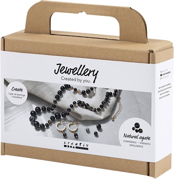 Mini DIY Kit Smykker, Halskæde og øreringe