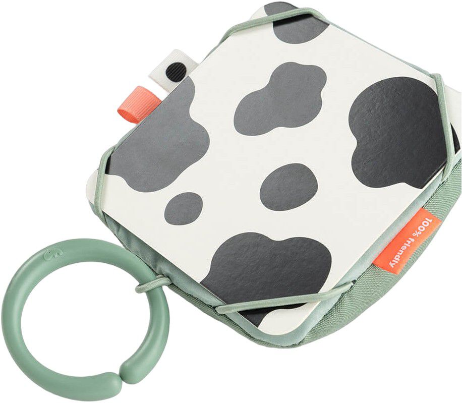 Baby kontrastkortholder Tiny farm Gr&oslash;n