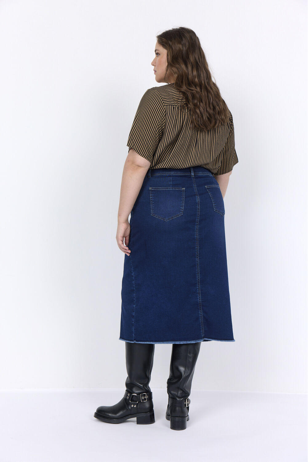 Curvy WA-GENTINA 1 Bluse M&oslash;rk sand