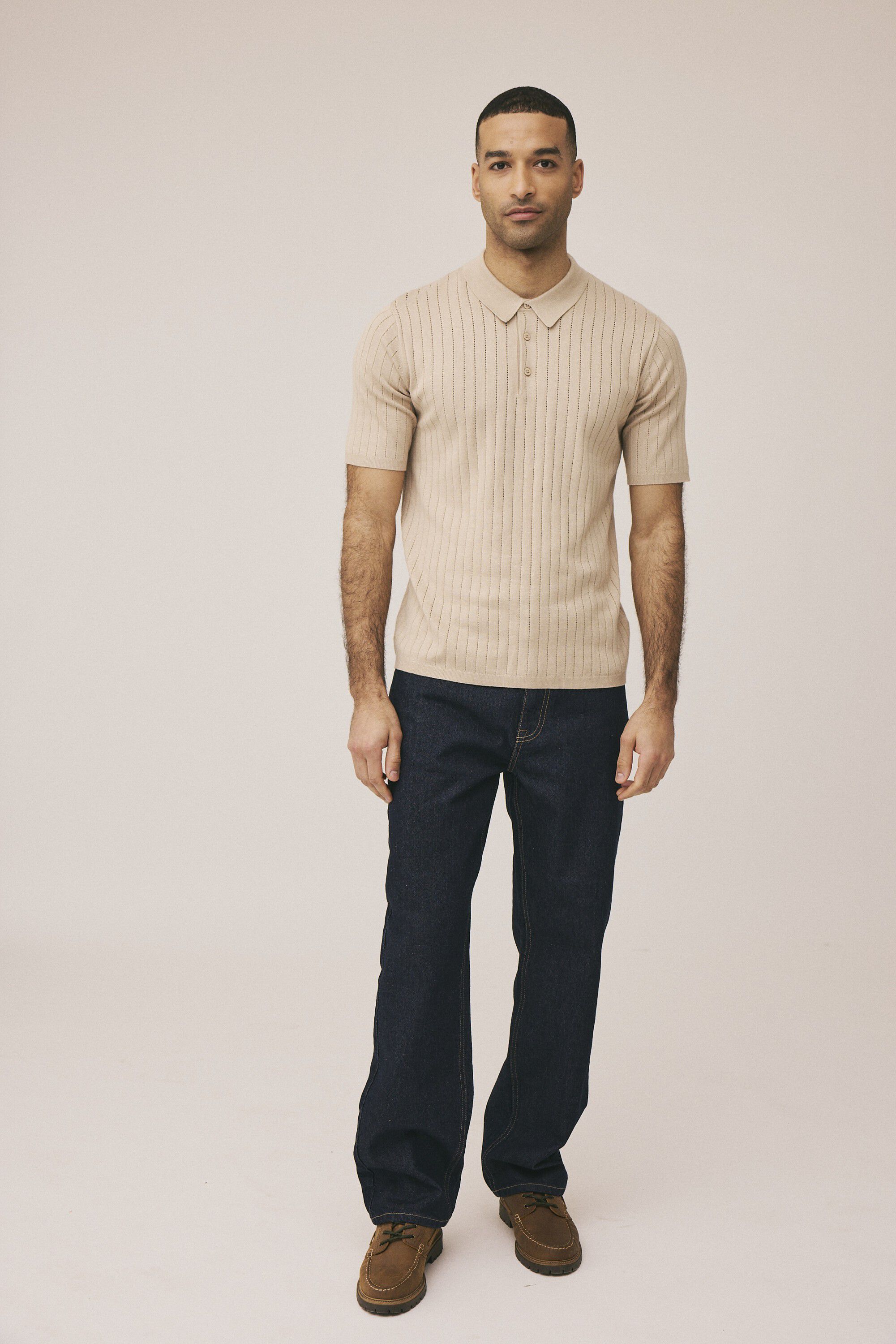 Fabro 1 knit polo - EcoVero
