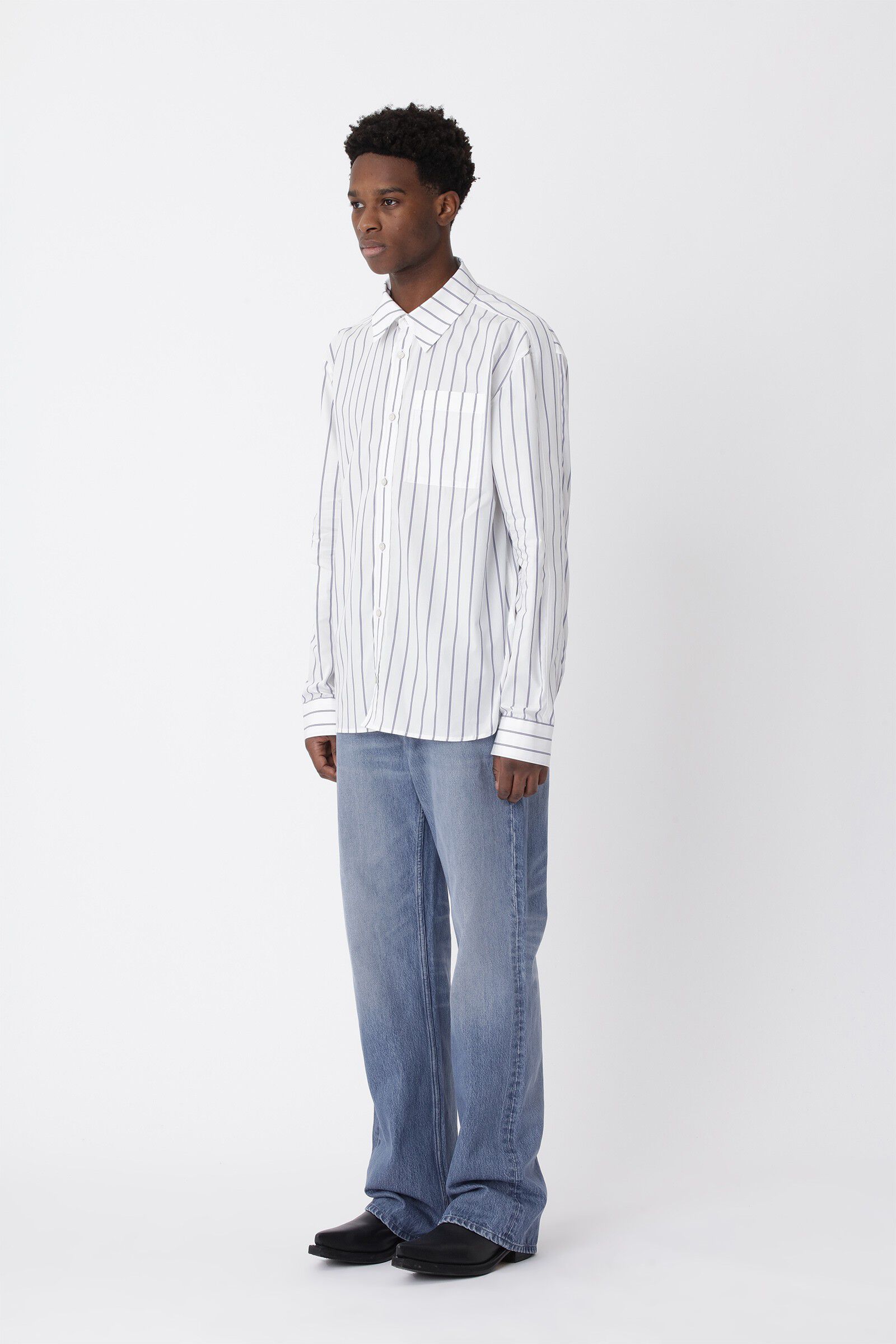 Knox Stripe Panel Shirt