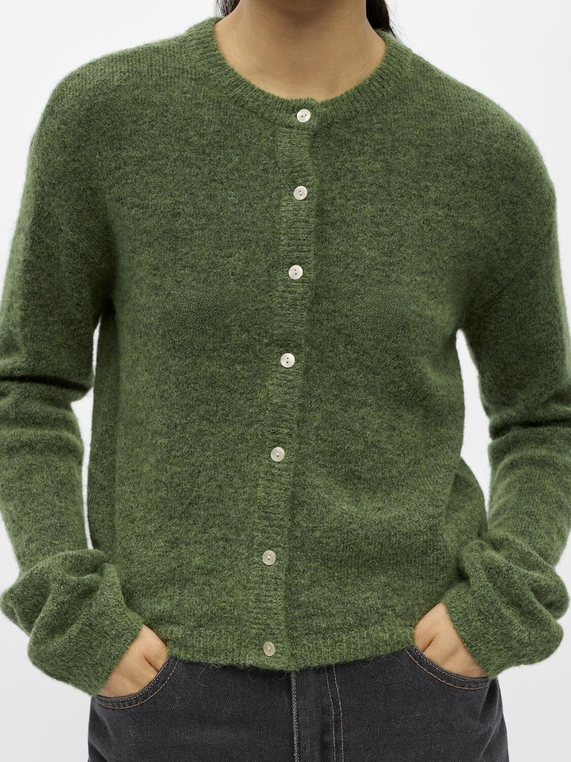 Objagate L/S Re Knit Cardigan Noos
