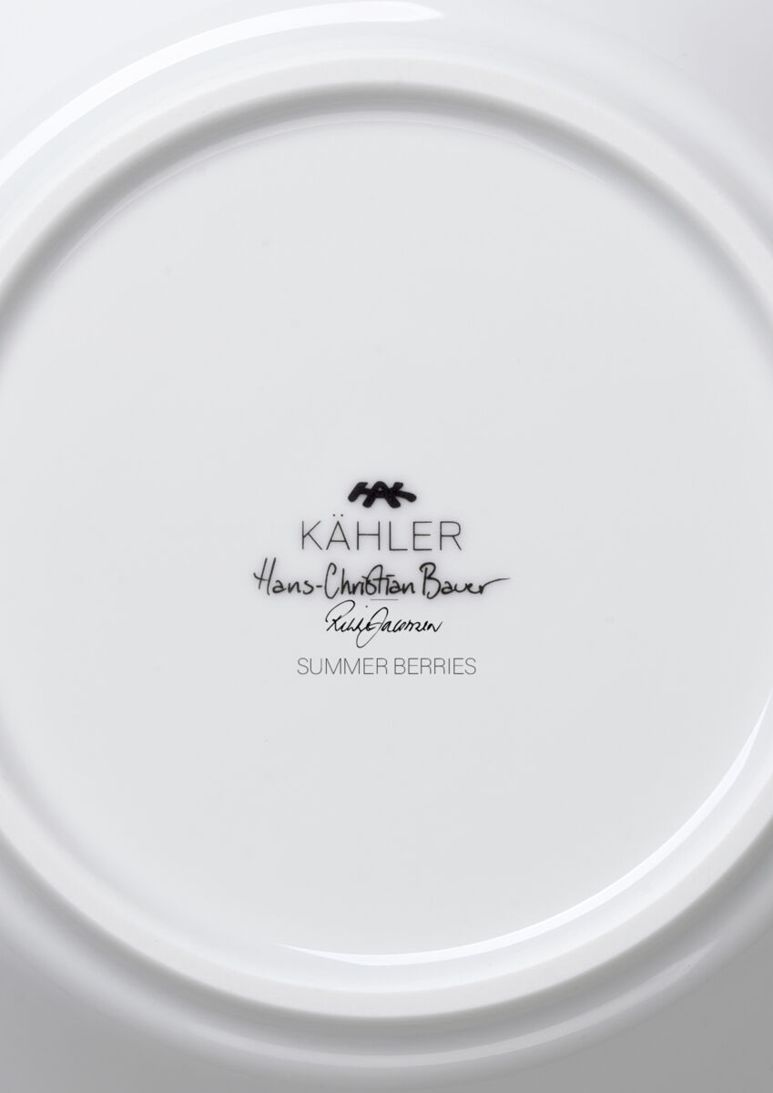 Hammersh&oslash;i Summer Dyb tallerken &Oslash;21 cm sommerb&aelig;r