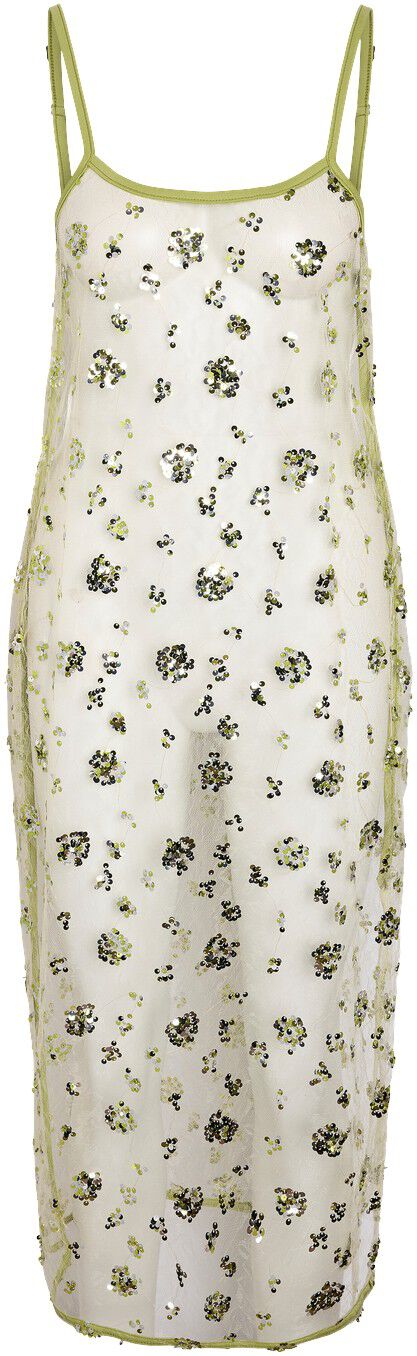 NMZIGGA S/L SEQUIN MESH DRESS