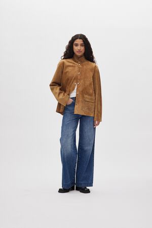 Heavy suede jacket - Thelma