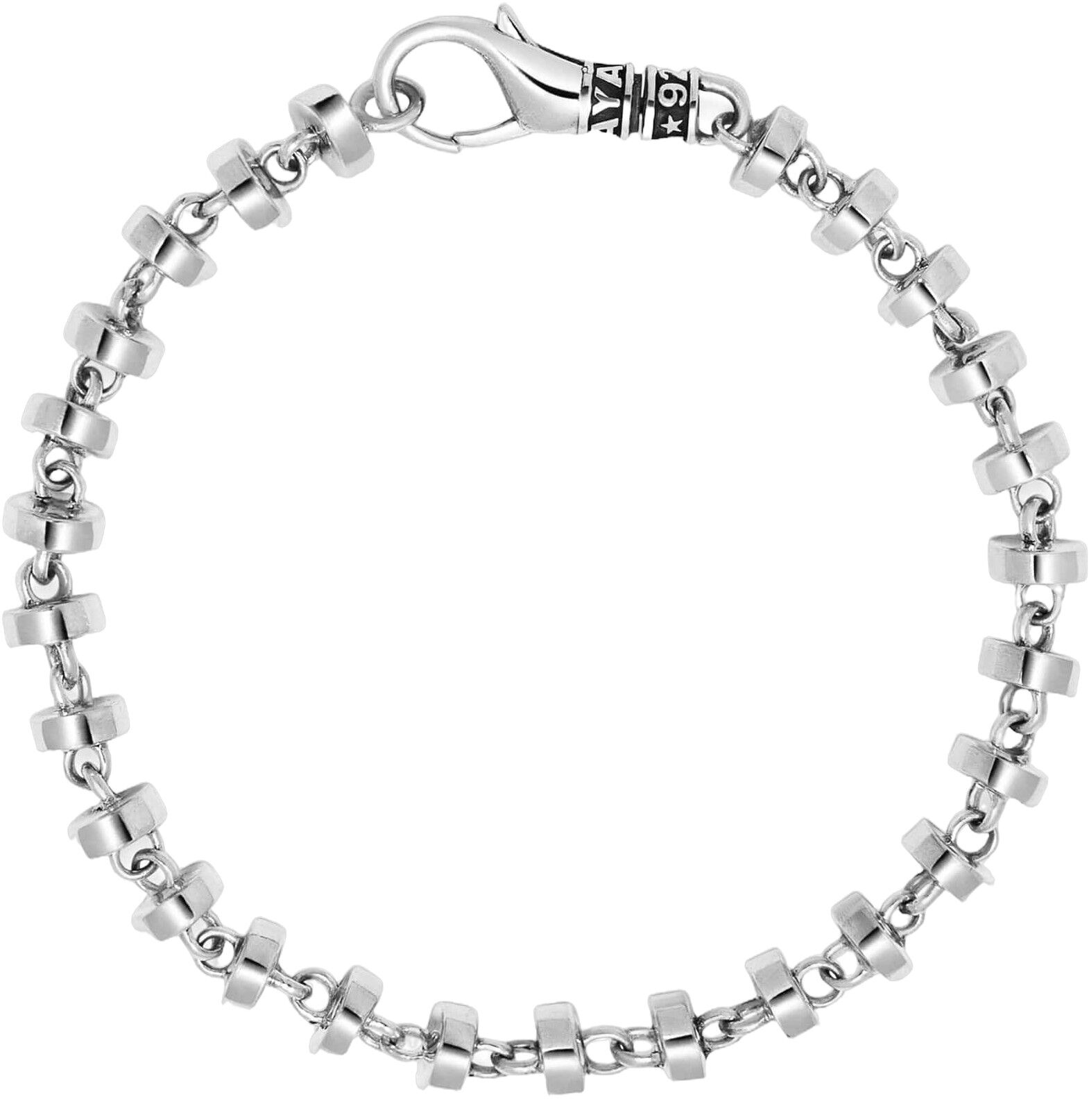 Sterling Silver Round Link Bracelet