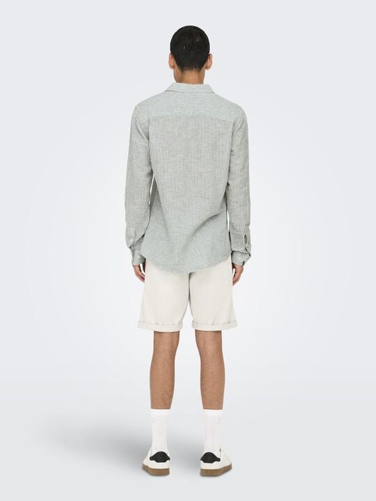 ONSCAIDEN LIFE LS STRIPE LINEN 660