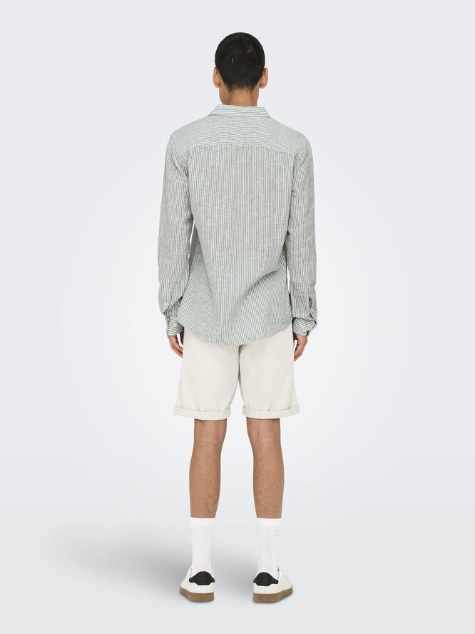 ONSCAIDEN LIFE LS STRIPE LINEN 660