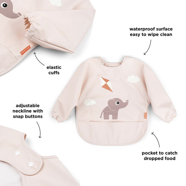 Hagesmæk m/ærmer og lomme Playground Pudder