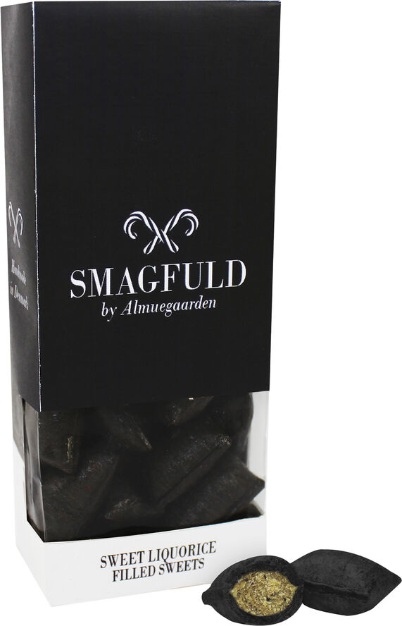 Fyldte bolcher med smag af sød lakrids