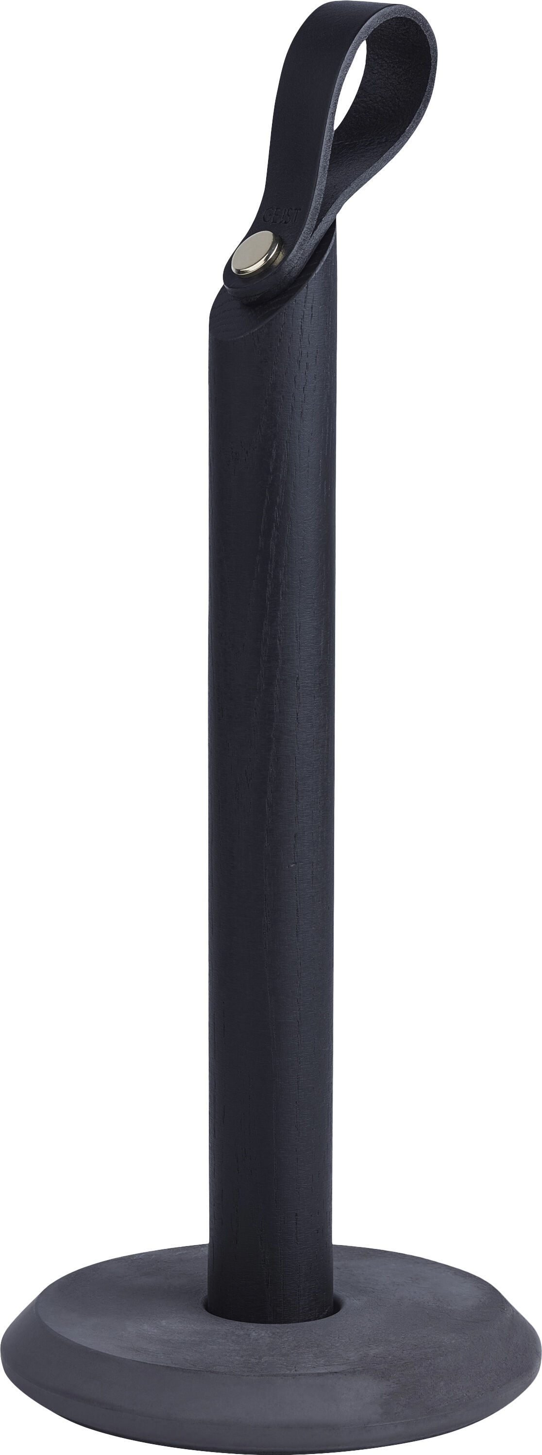 GRAB Kitchen Roll Holder Black Oak