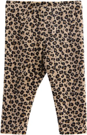 Leggings i mjuk velour med resår i