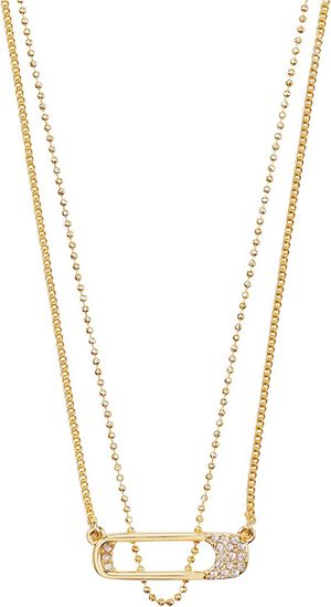 INSTANT necklace, 2-in-1 set, gold-plated