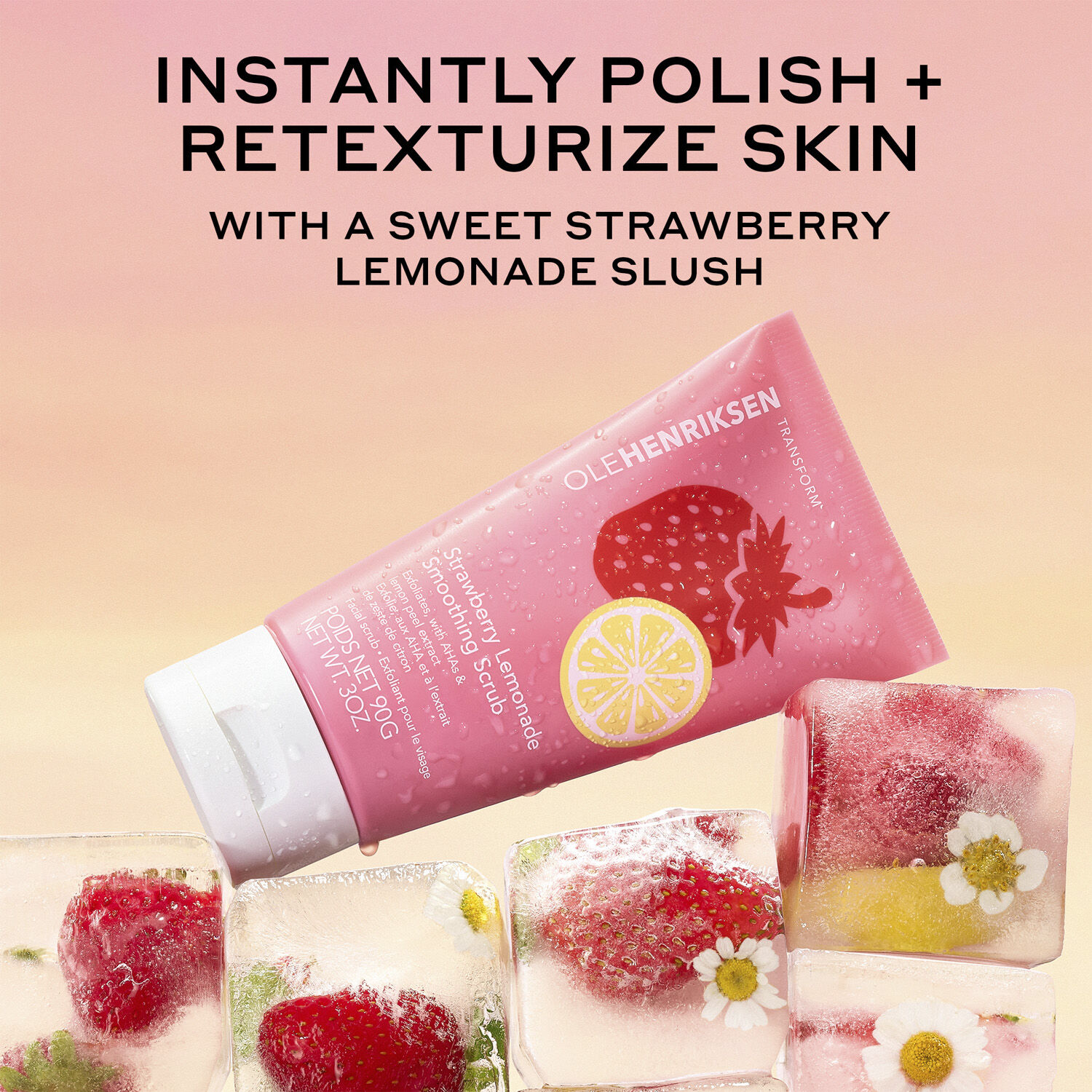 Transform Strawberry Smoothing Scrub