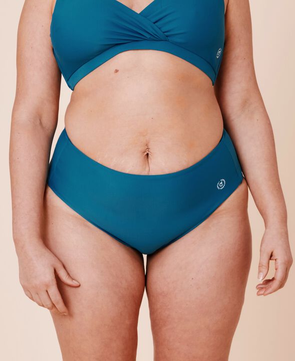 Ubud højtaljet bikini underdel - Teal