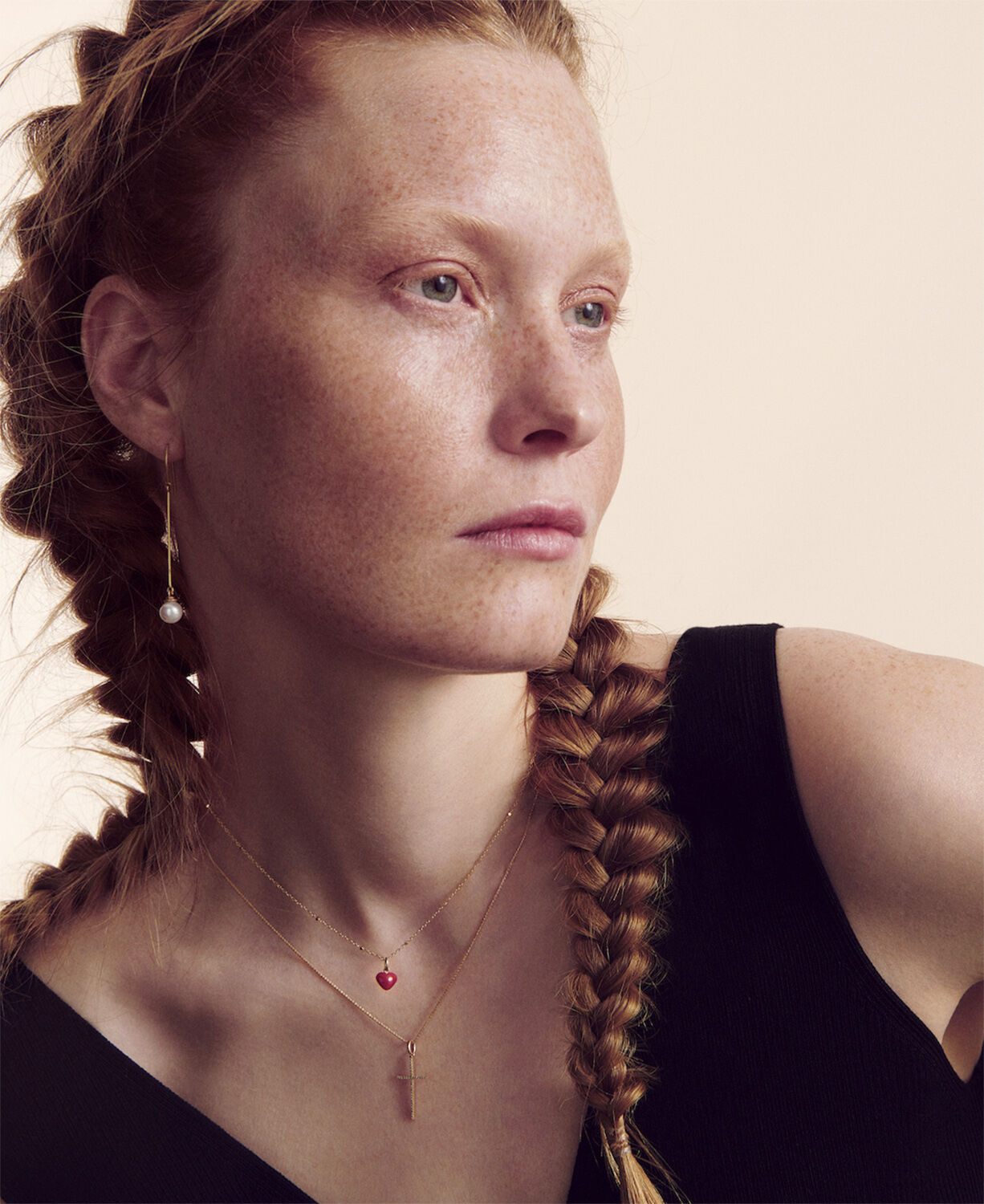 Coral Heart pendant, 18-carat gold