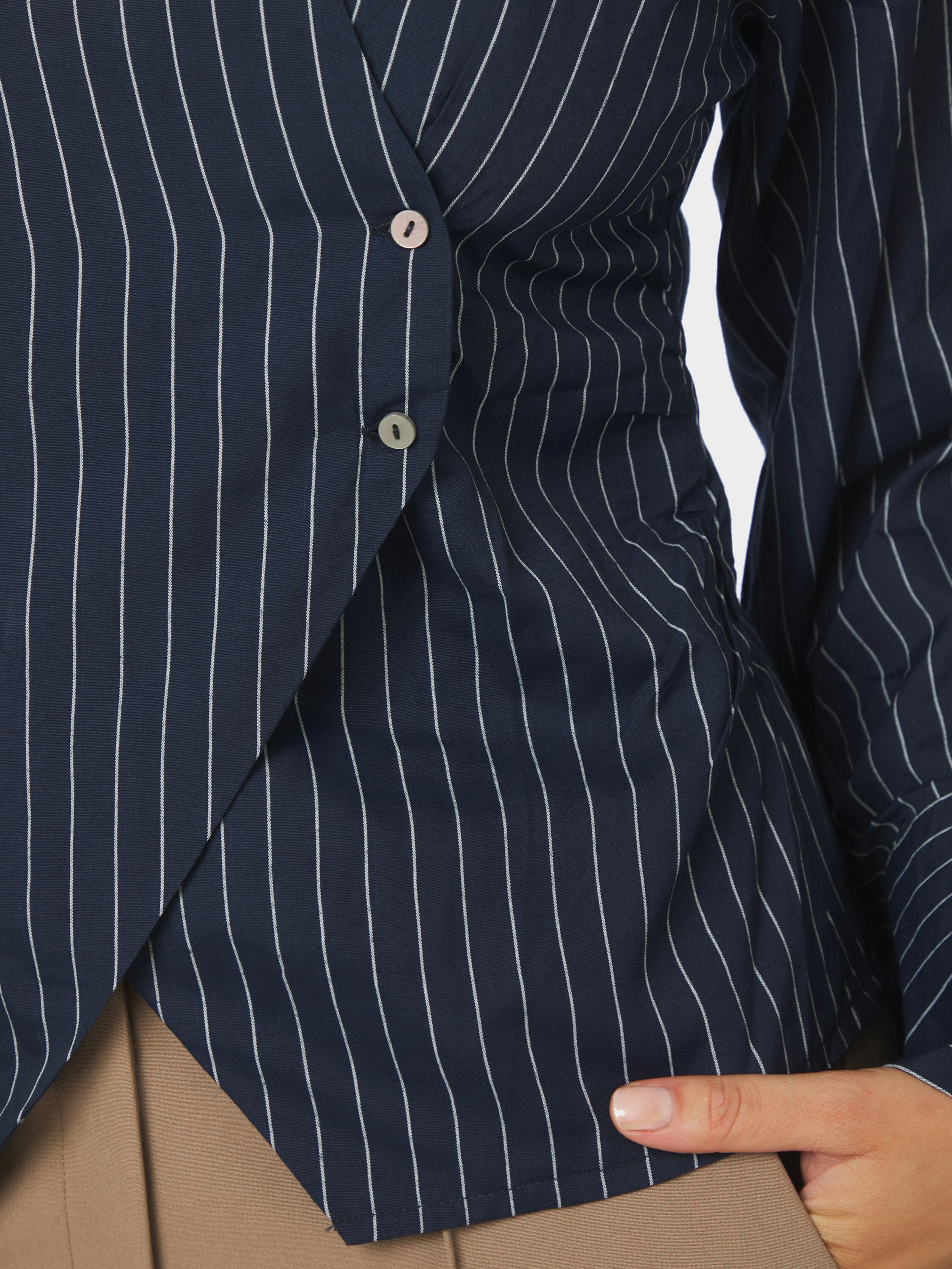 Fenli Slim Stripe Shirt