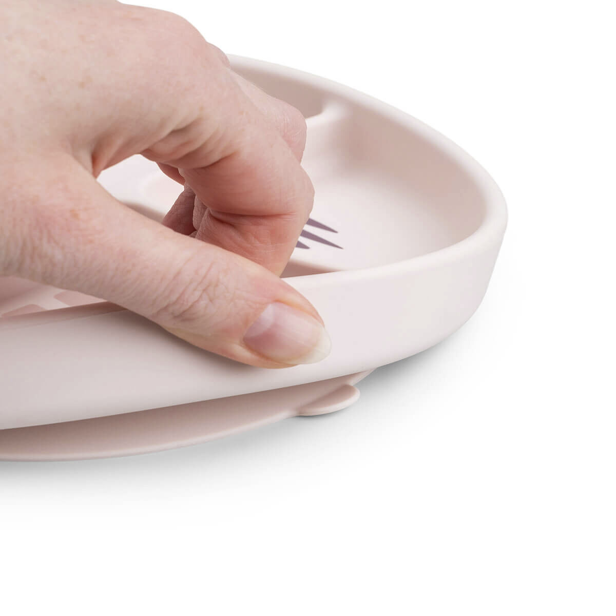 Stick&Stay inddelt tallerken Playground Pudder