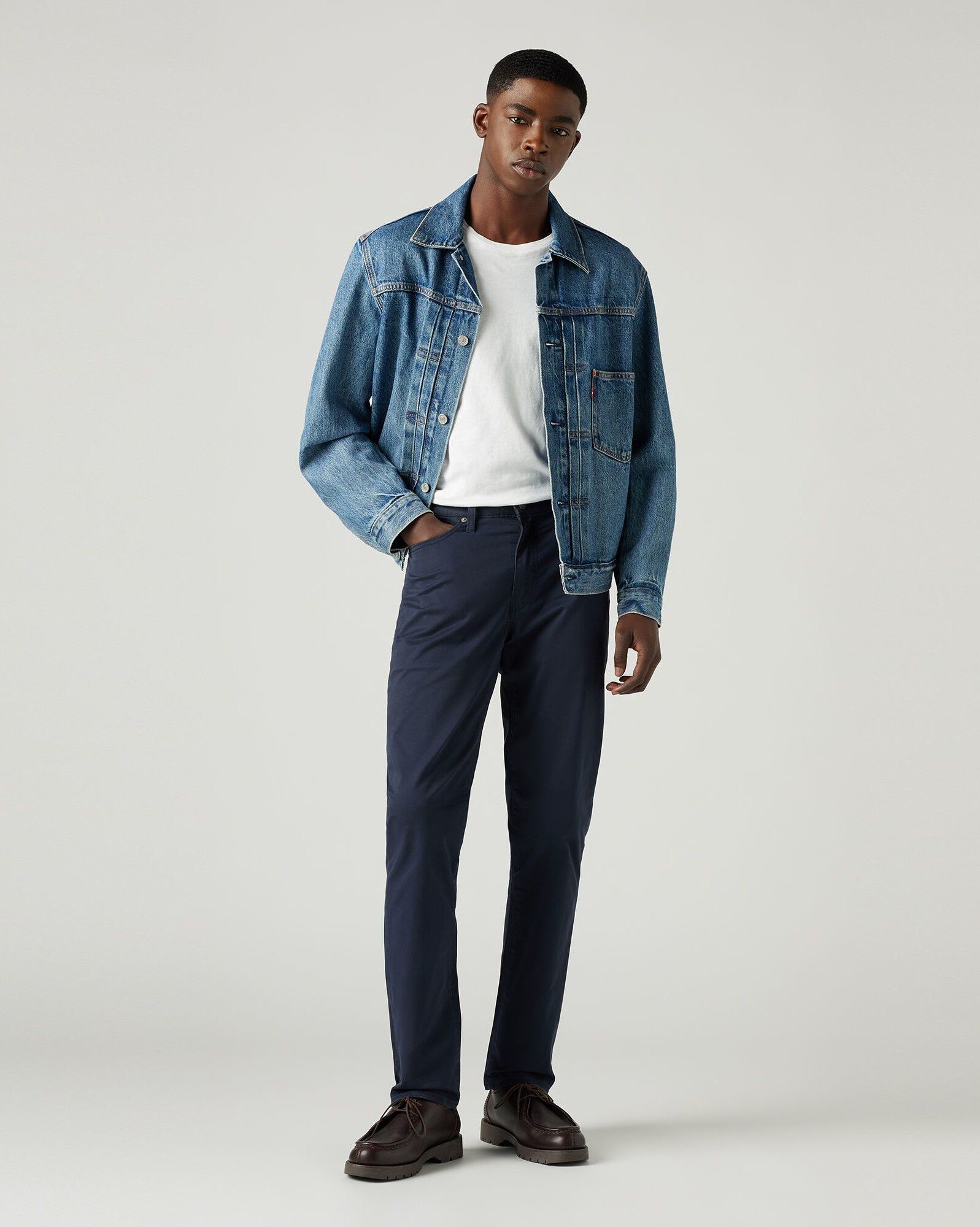 511 SLIM BALTIC NAVY SUEDED SA