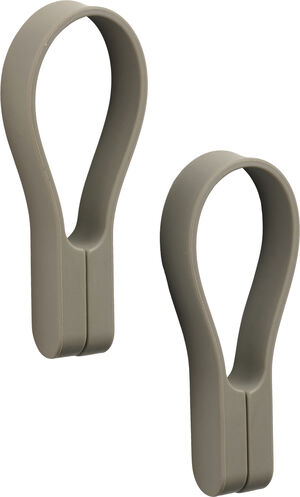 Håndklædestrop Loop magnet 2 stk. Taupe