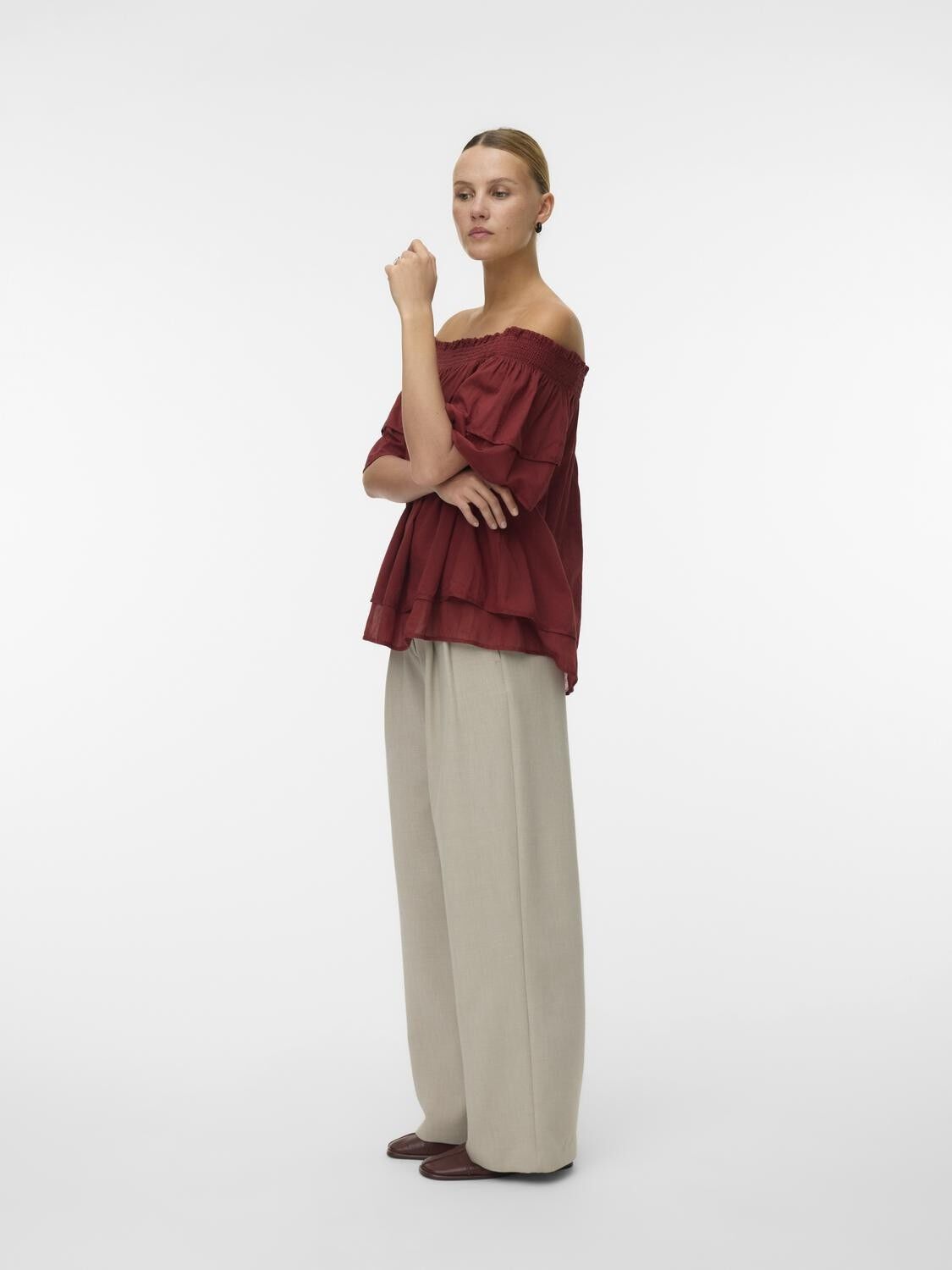 AWBELLE SS BOATNECK TOP