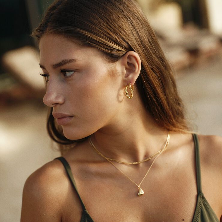 Small Shiny Sparkly Hoops