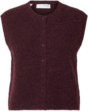 SLFLULU SL BUTTON O-NECK VEST NOOS