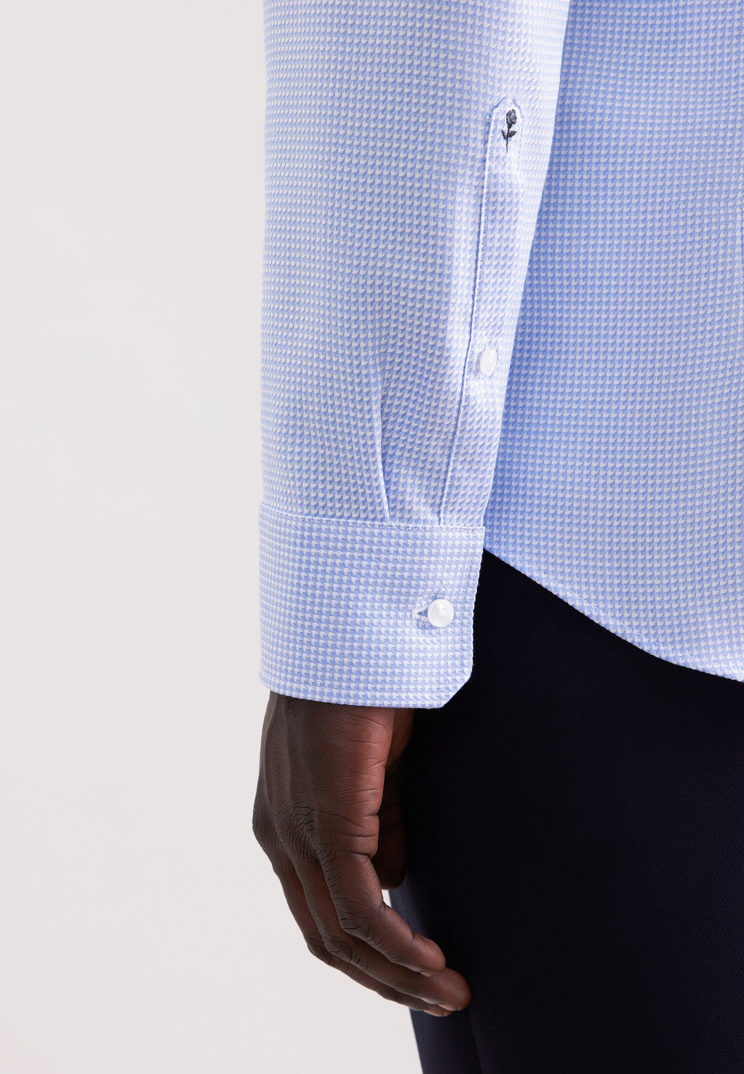 Business shirt Slim 1/1 Kent-Collar Structure