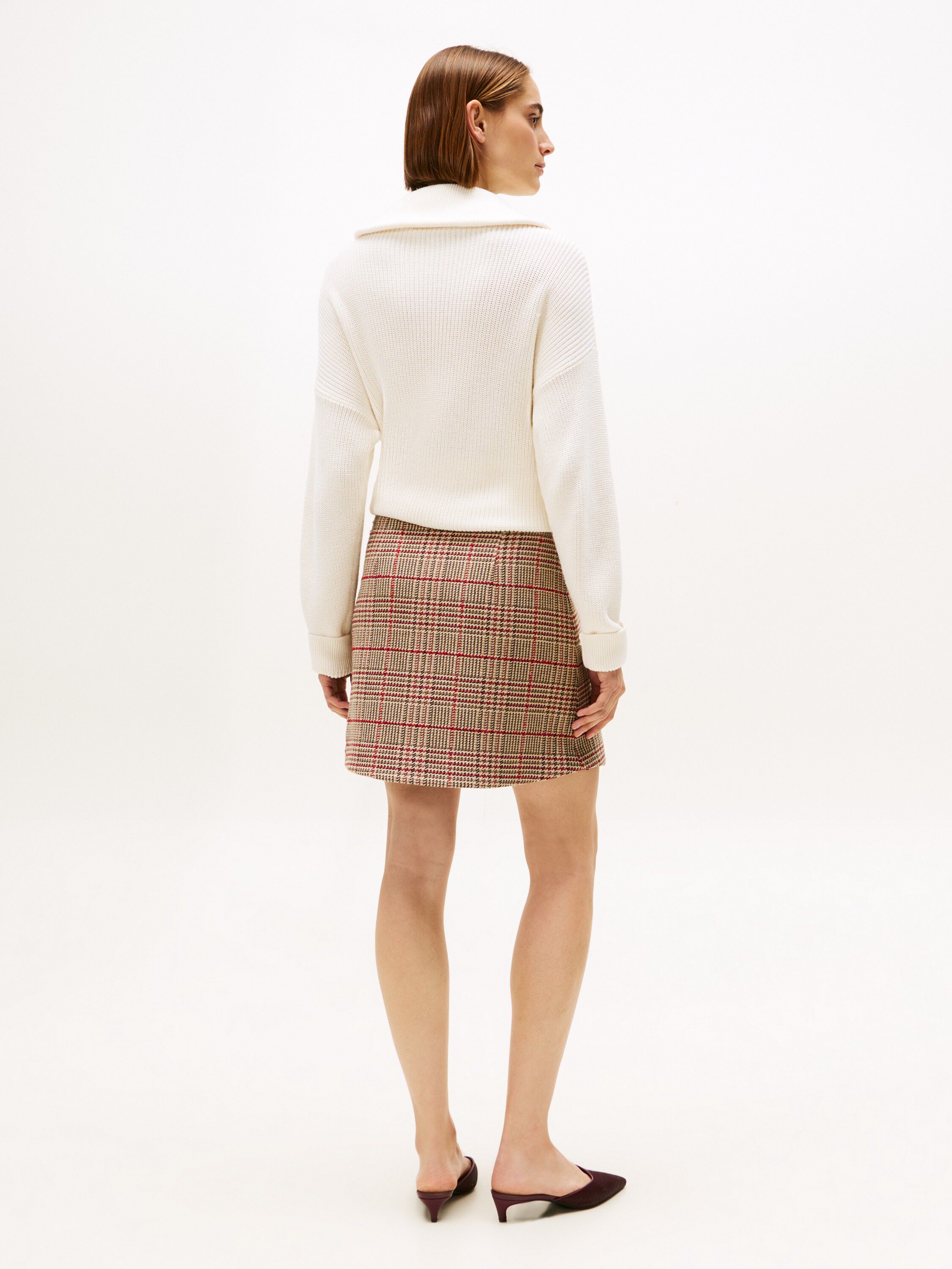 SEASONAL TEXTURE MINI SKIRT