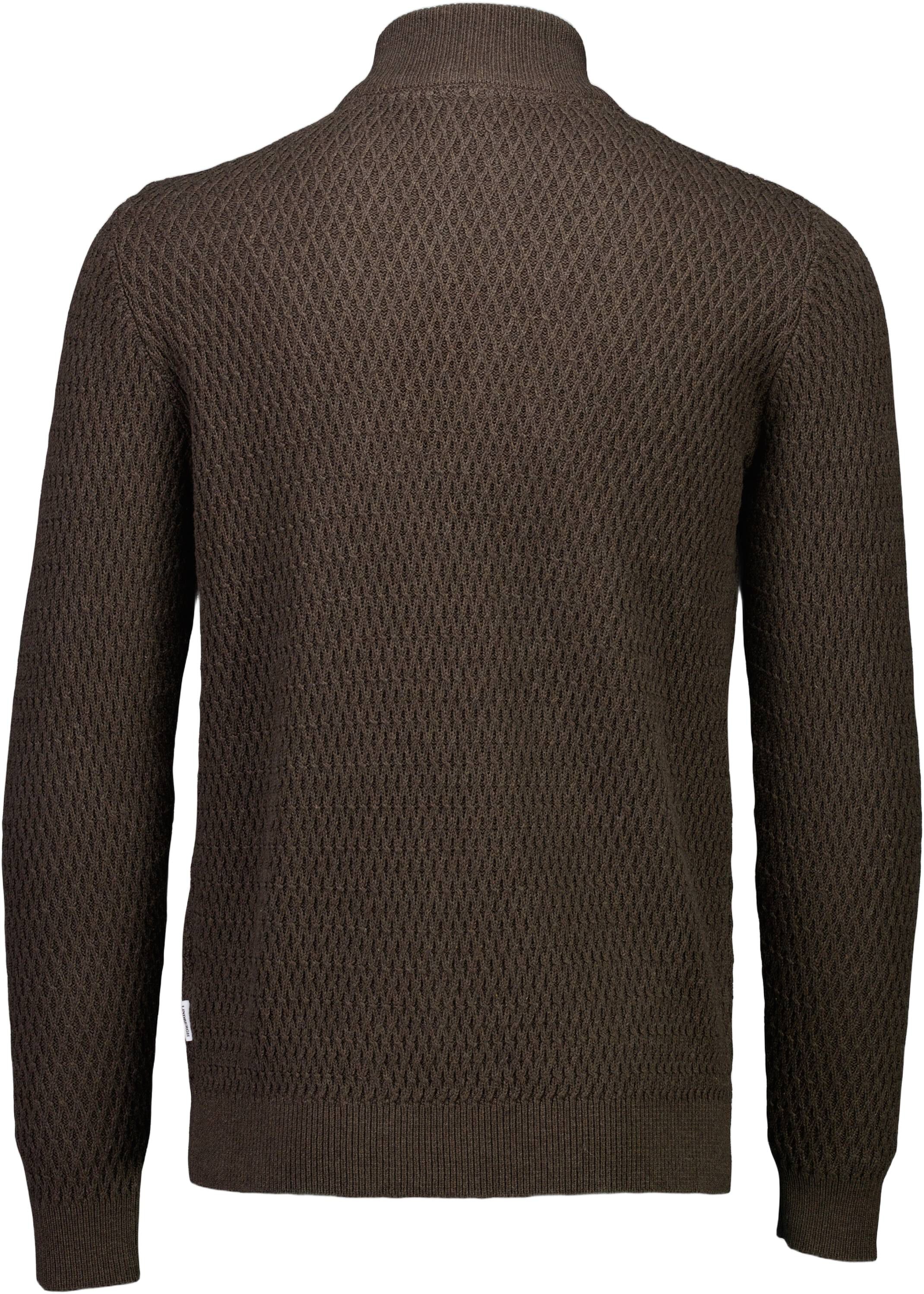 Zip through structure cardigan