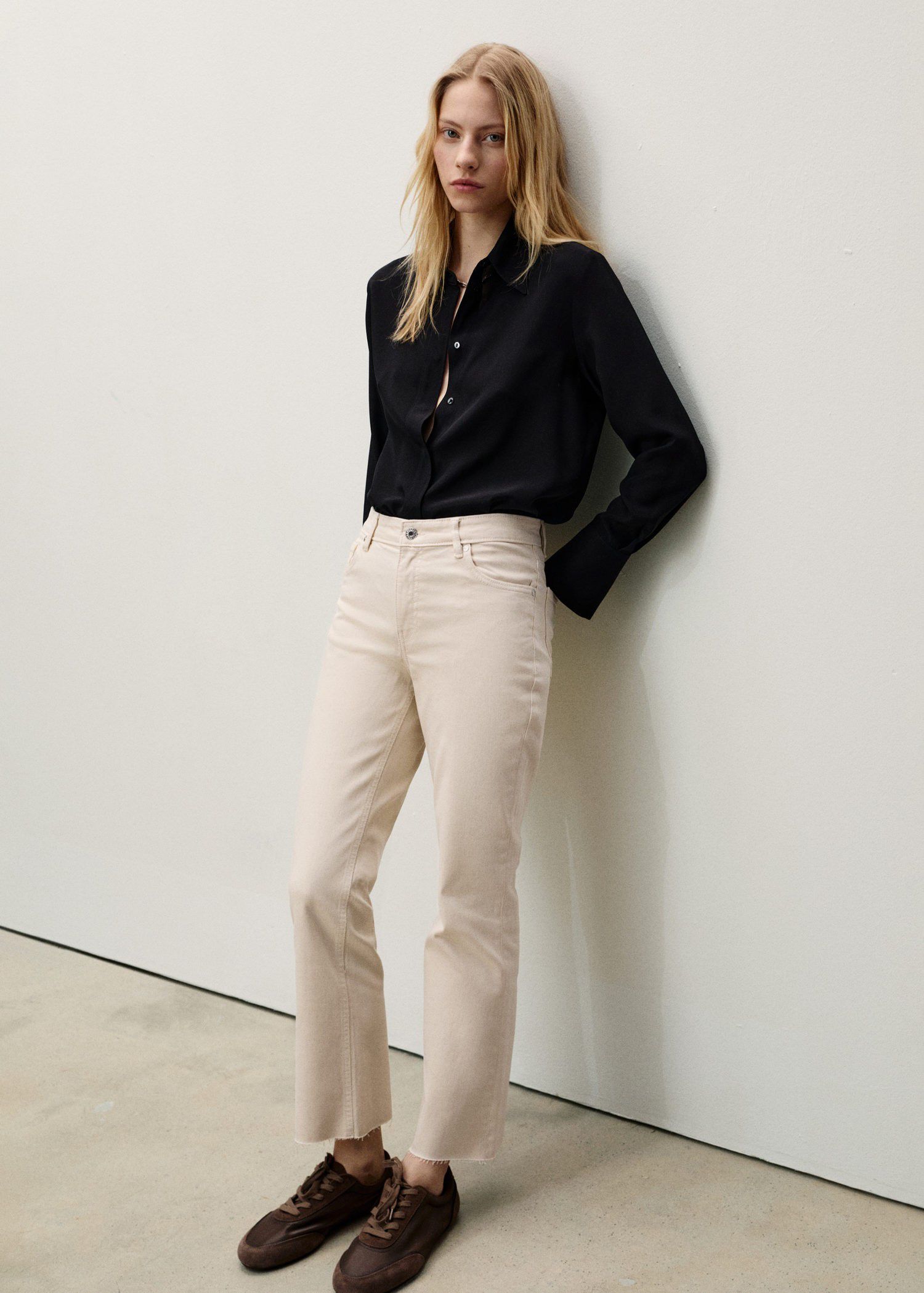 Sienna flared cropped jeans