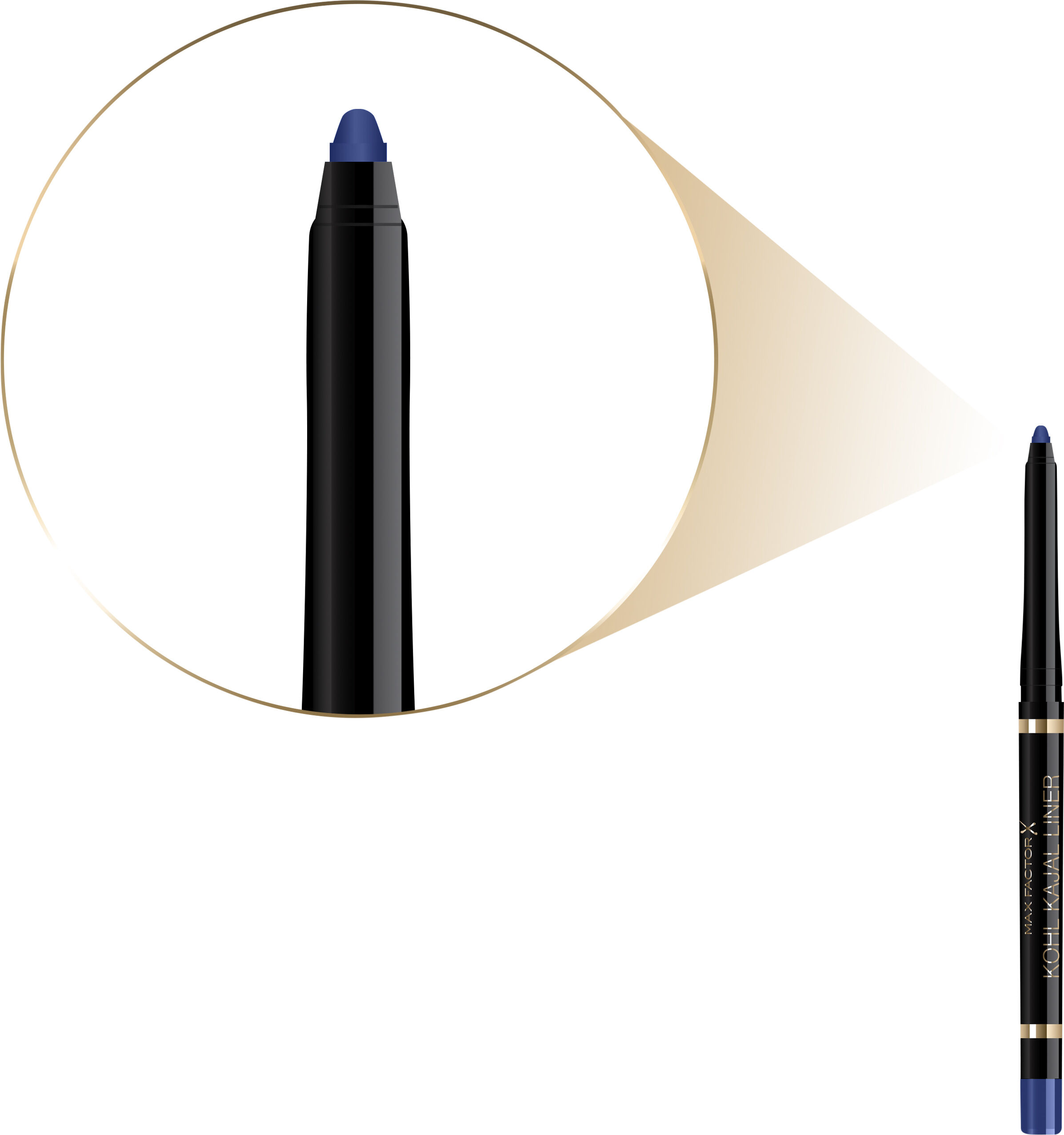 Max Factor Khol Kajal Eye Pencil, 002 Azure
