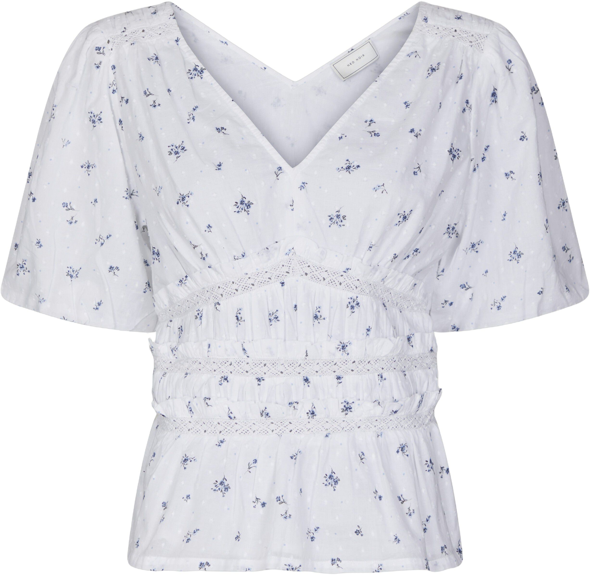 Sapura Flower Dobby Blouse