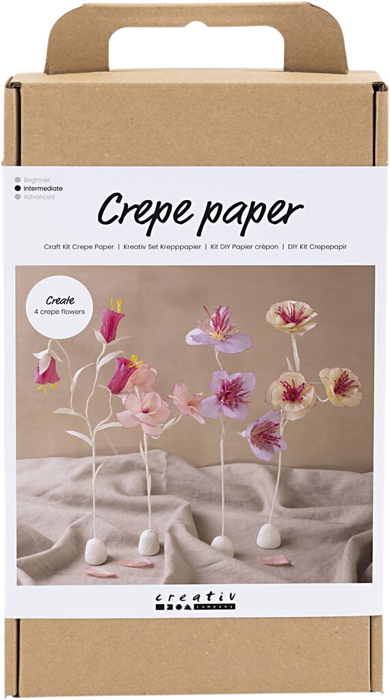 DIY Kit Crepepapir, Blomst