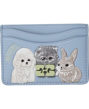 Ganni Bou Card Holder Animals