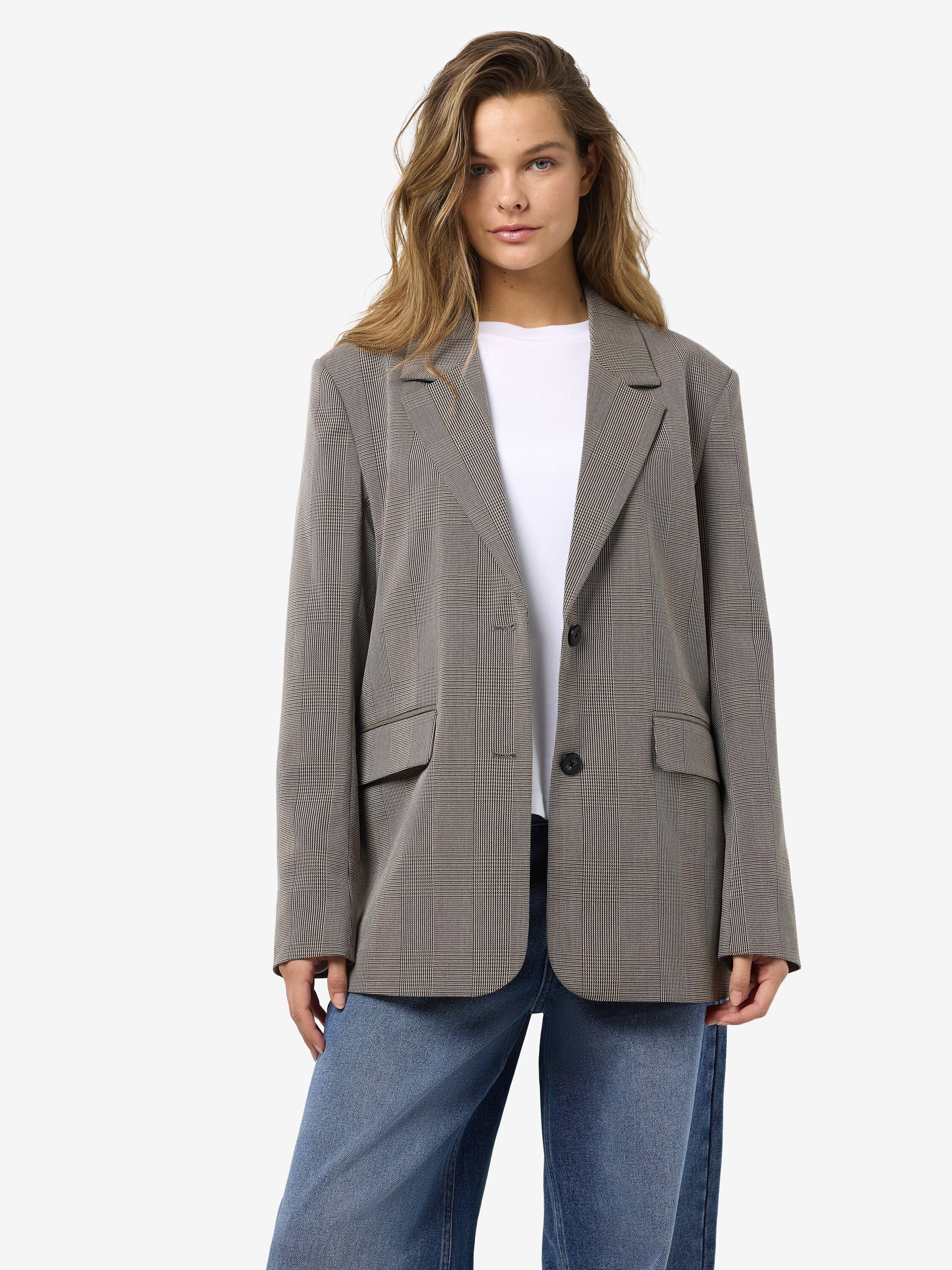 NMWERA CHECK BLAZER FWD