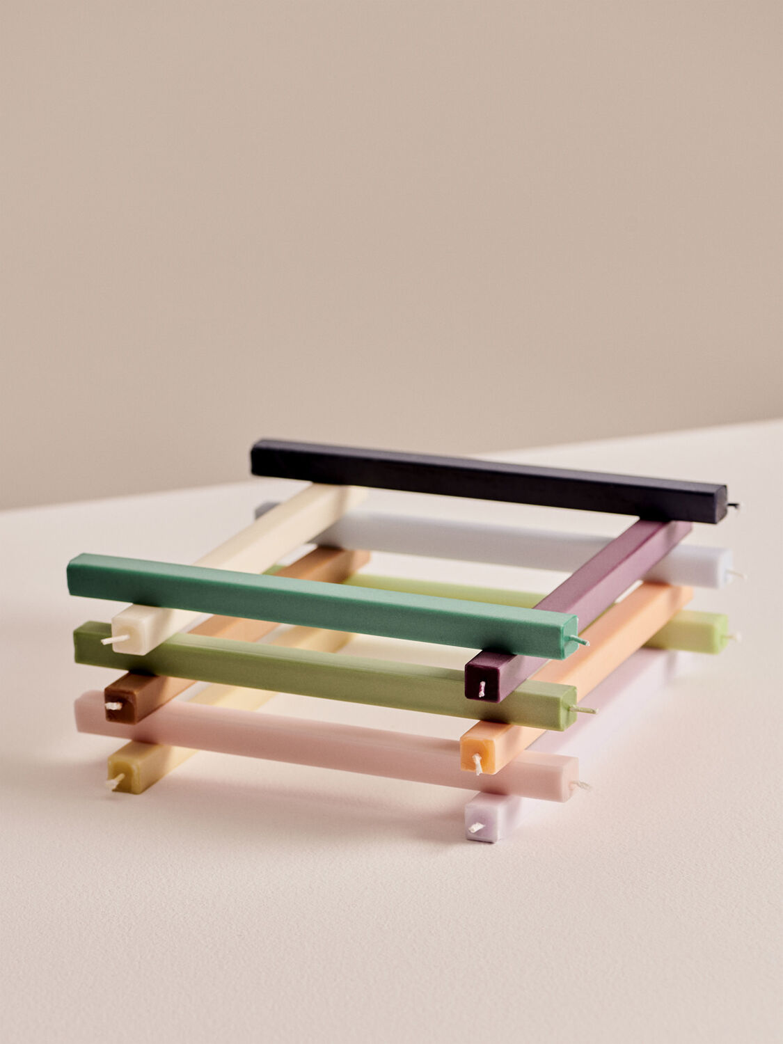 Square Candle -Set of 4