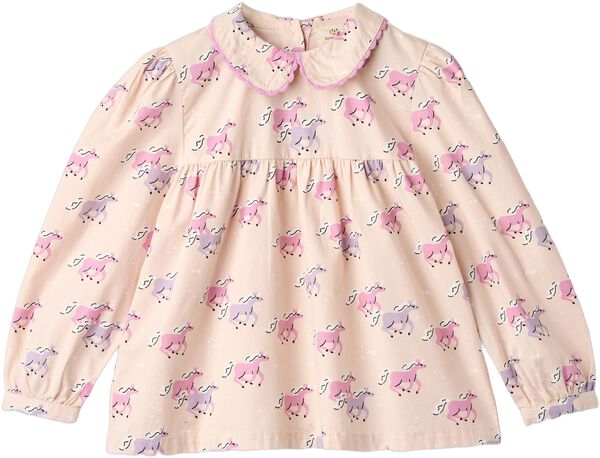 UNICORN BLOUSE W. COLLAR