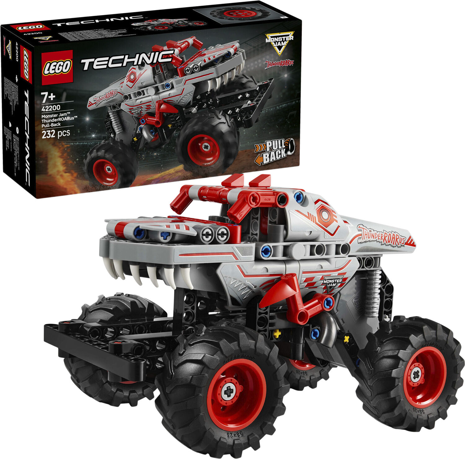 Monster Jam ThunderROARus pull-back