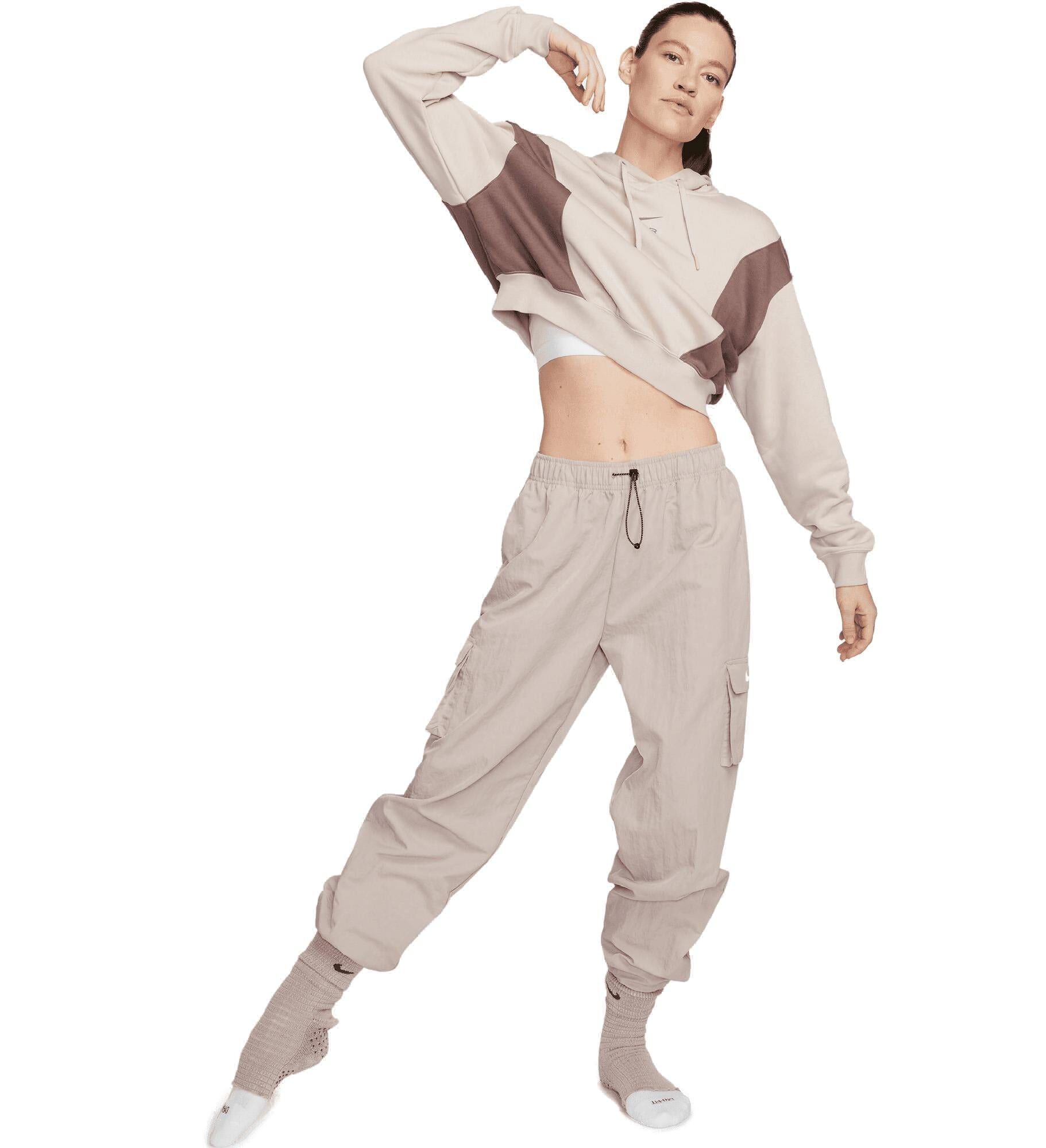 Air Oversized Crop Fleece h&aelig;ttetr&oslash;je