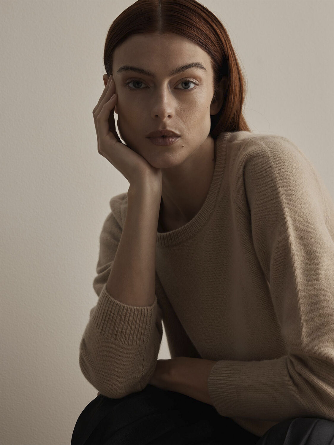 SLFMANILA LS KNIT 100% CASHMERE O-NECK N