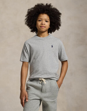 Cotton Jersey Crewneck Tee KIDS