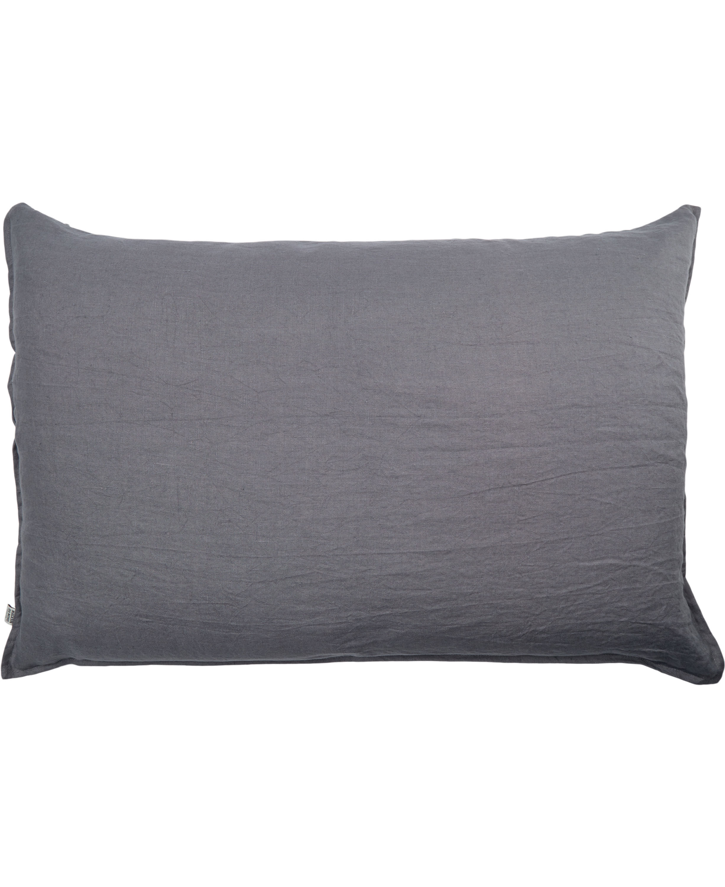 H&oslash;r stonewashed gavlpude 60x90 m&oslash;rkegr&aring;