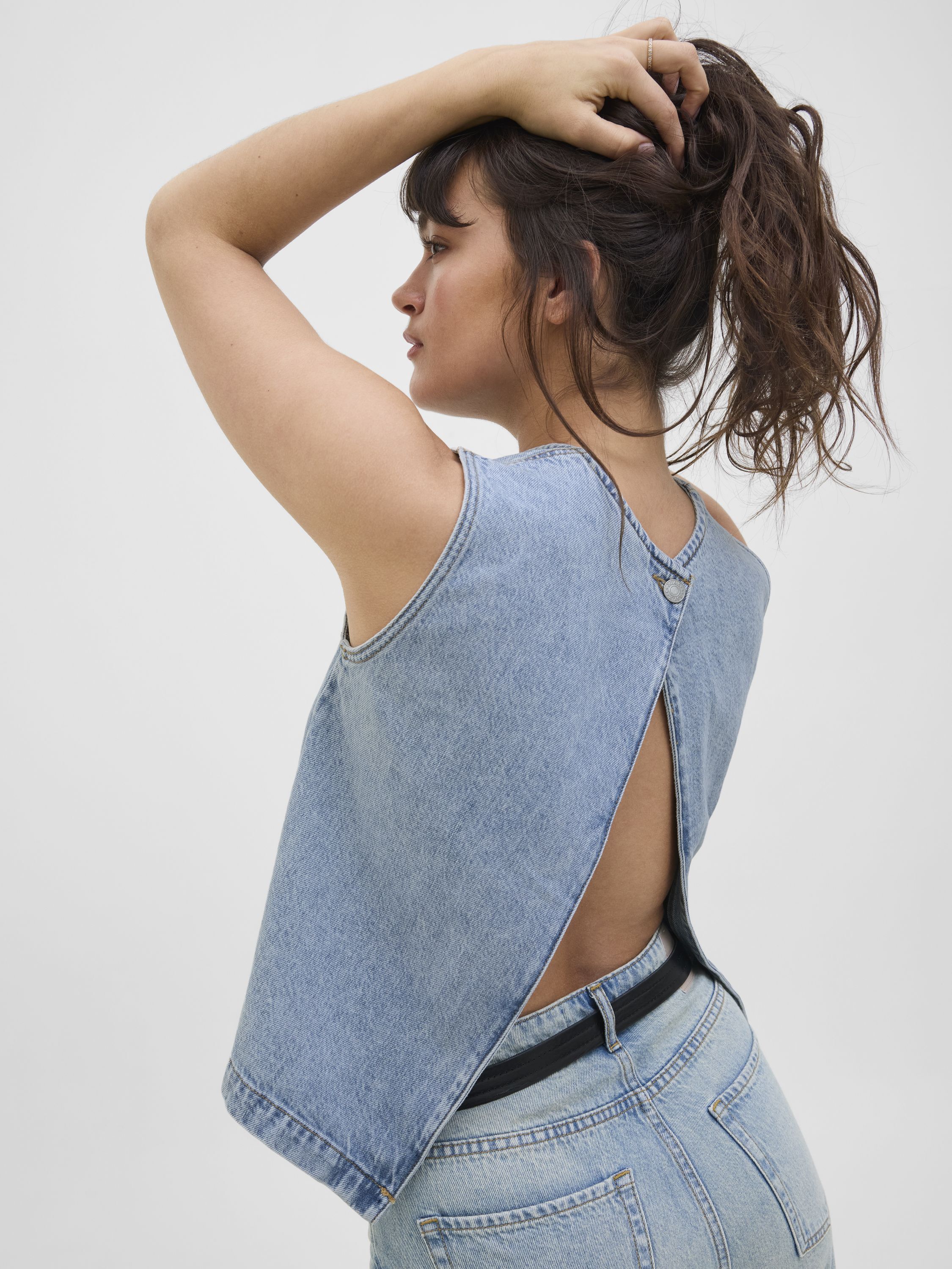 JXDORA NARA DENIM TOP DNM