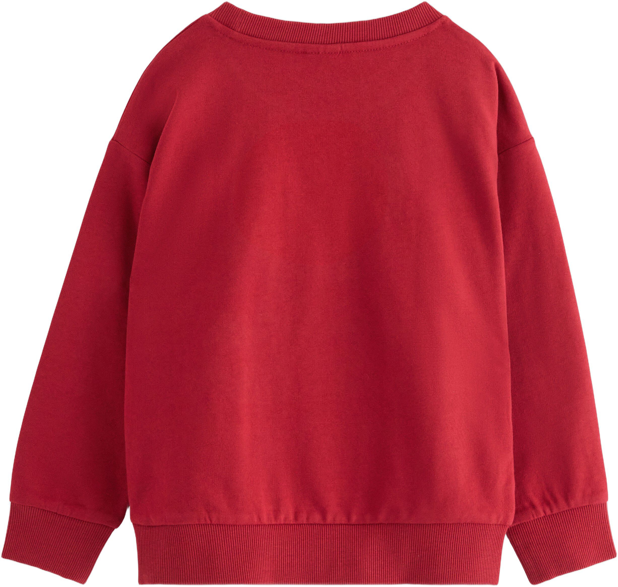 Sweatshirt with a brushed inside an