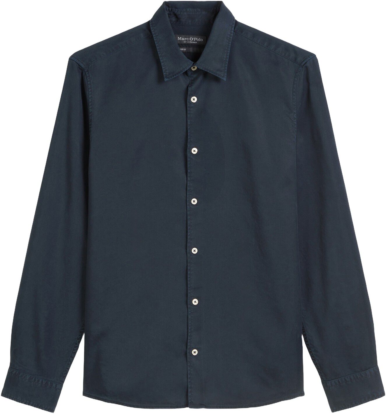 New kent collar, long sleeve, round