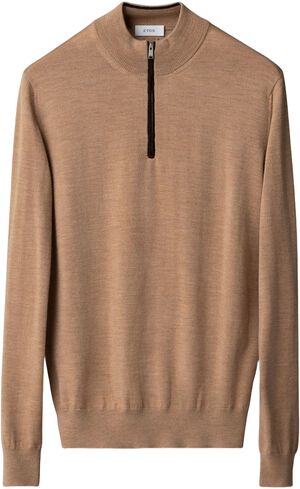 Merino Quarter Zip Knit Sweater
