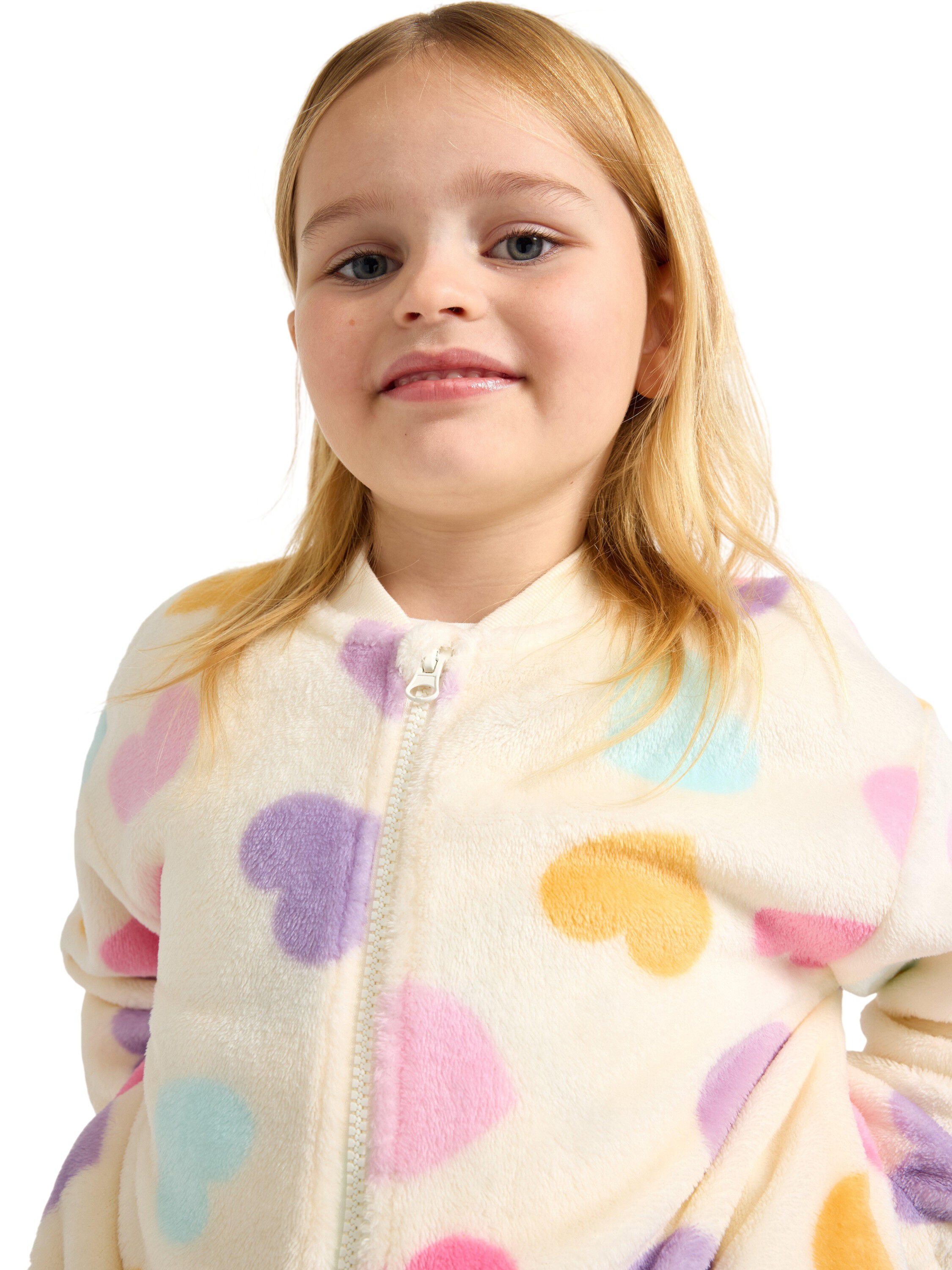 Soft and cosy fleece jacket with zi