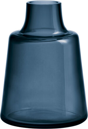 Flora Vase kort hals, blå, H 24 cm